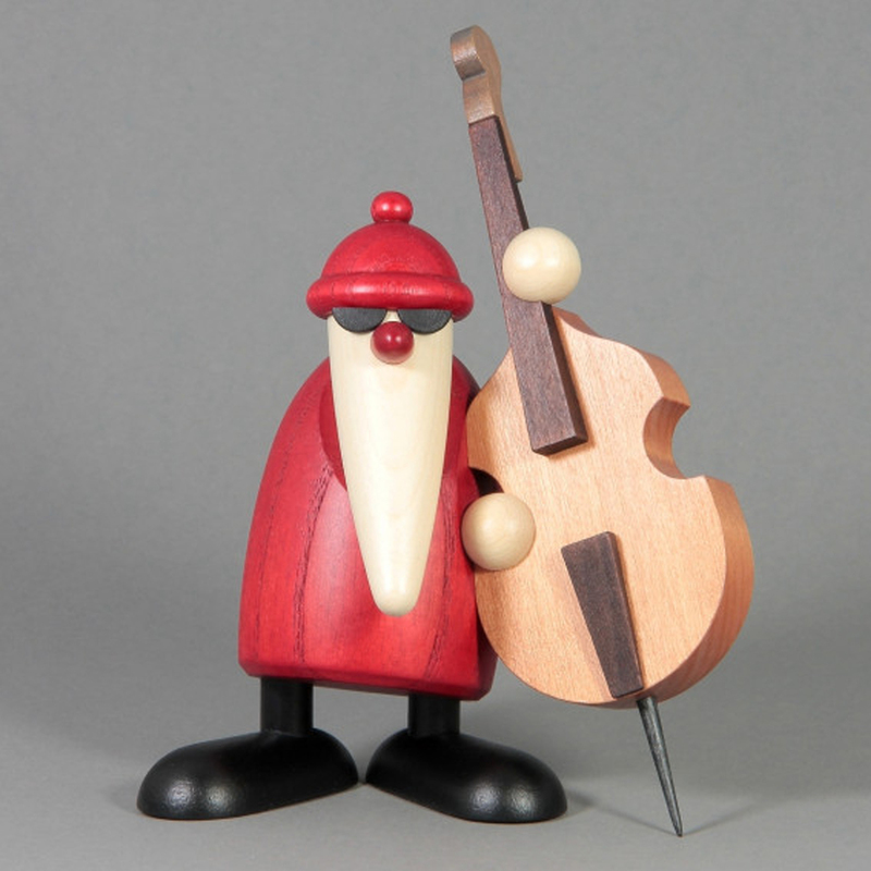 6533 聖誕老人與低音提琴，高度9cm Köhler