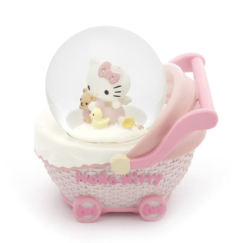 Hello Kitty Baby Carriage 水晶球音樂盒 KT1901-EB