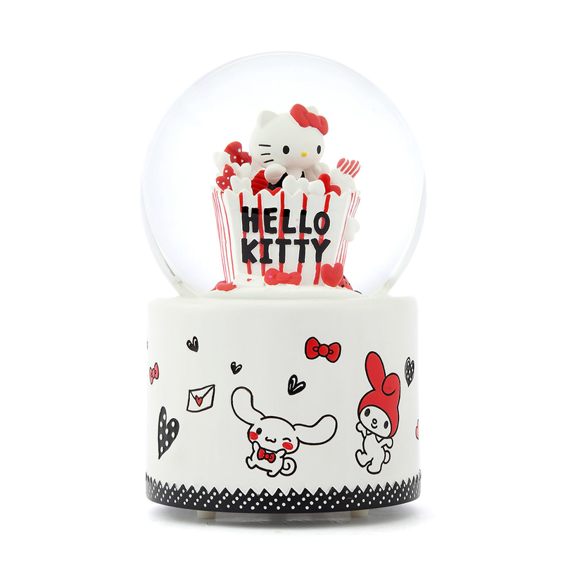 KT18123 Hello Kitty 歡樂派對 水晶球音樂盒 